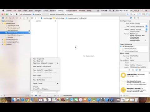 2.  Downloading XCode, Installing , File Structure , Hello World App