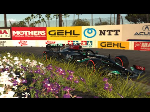 iRacing - Mercedes-AMG W12 F1 - Long Beach Hotlap - 57:848