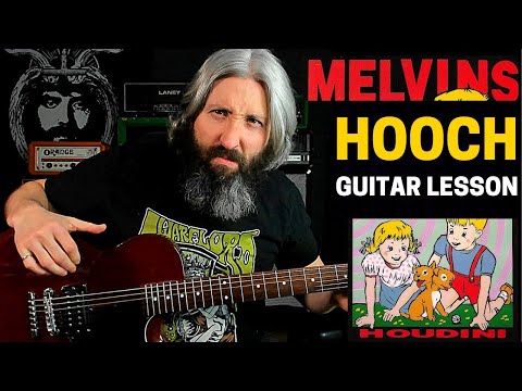 The Melvins Hooch Guitar Lesson & TAB - Drop D Tuning