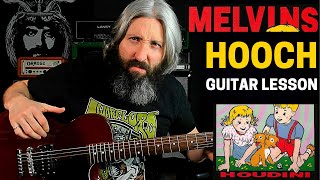 The Melvins Hooch Guitar Lesson &amp; TAB - Drop D Tuning