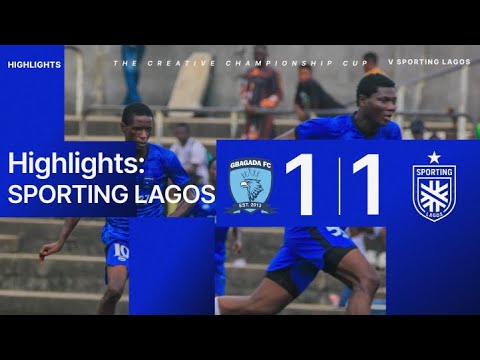 MATCH HIGHLIGHTS: GBAGADA 1 - 1 SPORTING LAGOS
