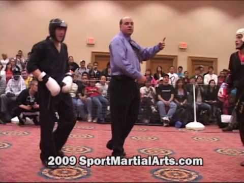 Richard Steckham v Jack Felton - Men's team sparring eliminations - 2009 NBL Supergrands