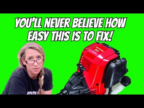 Craftsman or Troybilt trimmer won't start? How to easily diagnose and repair your 2 cycle trimmer.