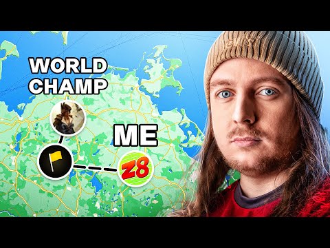 Blinky Challenged me to a 1v1 on Geoguessr