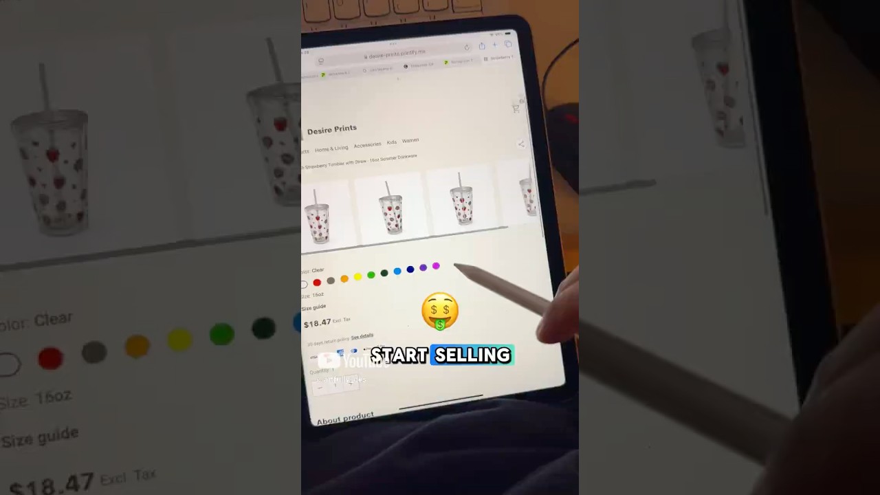 Strawberry Seamless Pattern | Sweet & Aesthetic Design