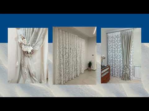 Tende Arredo Tessile - Tessuto per Tenda su misura a metraggio per interni - con o senza Rifinitura