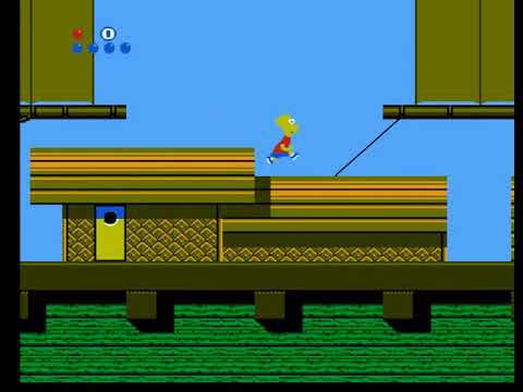 Bart vs the World (The Simpsons) 8 bit game