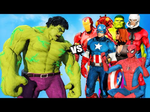 THE AVENGERS (Classic) vs SAVAGE HULK