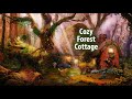 ASMR soundscape - 🌲 Cozy Forest Cottage ambience (birds singing, chickens, crickets, rainfall)