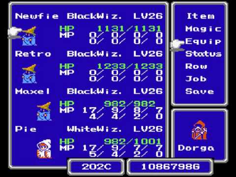 Let's Play Final Fantasy III #22 - Magic Circle Cave