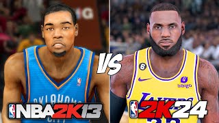 LeBron James vs Kevin Durant In Every NBA 2K