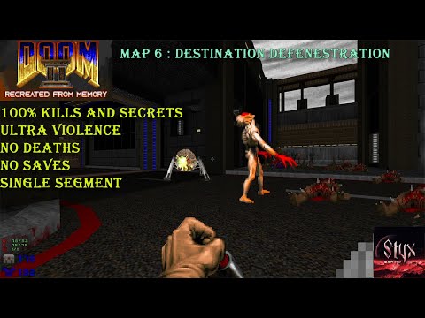 Doom 2 : 25 Years on Earth Map 6 - Destination Defenestration ( Ultra Violence 100% )