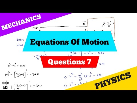 Uniform Motion In A Straight Line Basic Concepts Mechanics