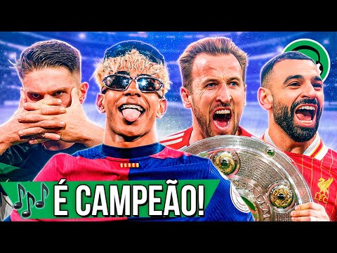 ♫ OS CAMPEÕES EUROPEUS DE 2025! 🏆 | Paródia The Lazy Song - Bruno Mars