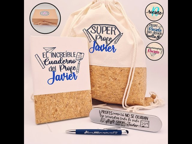 Vídeo relacionado con Rebundex Cuaderno Profesor Set Regalos para Profesoras de Infantil Pack Regalo Profesora Infantil Originales para Profesores Detalles para Profesoras Guarderia Gracias Profe Libreta Llavero Boligrafo