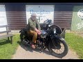 In his Father's Douglas Wheel Tracks. John Bottomley with Peter Wells