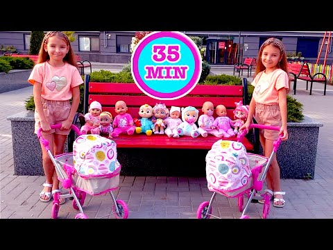 Куклы Беби бон и Беби Анабель - видео для детей с куклами Как Мама