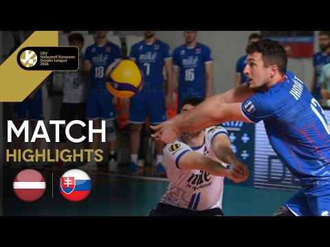 Highlights | Latvia vs. Slovakia - CEV Volleyball European Golden League 2025 | Men