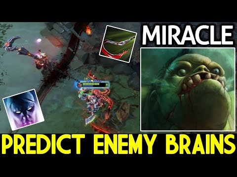 MIRACLE [Pudge] Predict Enemy Brains & Blind Hook Dota 2