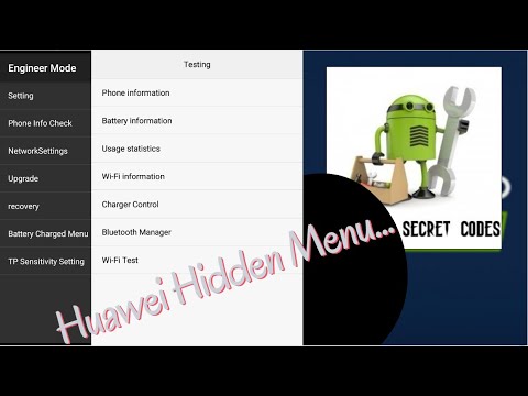 how to get Huawei Hidden menu / Secret codes / Service menu / Engineering mode or menu