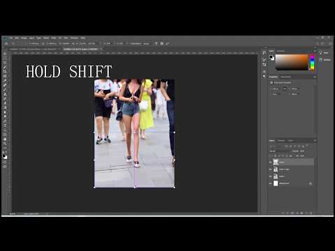 1 Minute PS Skill - How to Make Legs Longer in Photoshop