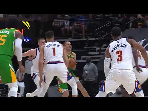 "Bogdanovic spins past Nikola Jokic for reverse layup"👀⚡️Denver Nuggets vs Utah Jazz.