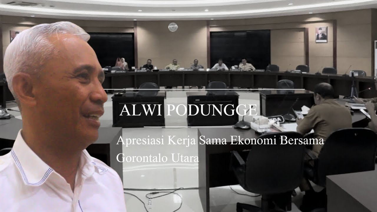 Alwi Podungge Apresiasi Kerja Sama Ekonomi Bersama Gorontalo Utara