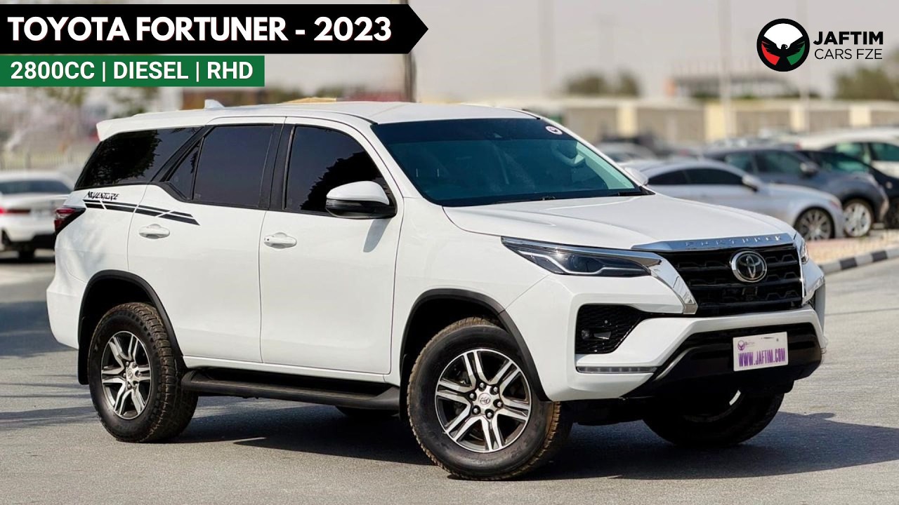 تويوتا فورتونر 2023 | 2.8L DIESEL ENGINE | AT | RHD | PUSH START ENGINE | PREMIUM LEATHER SEATS | DIGITAL ODOMETER video