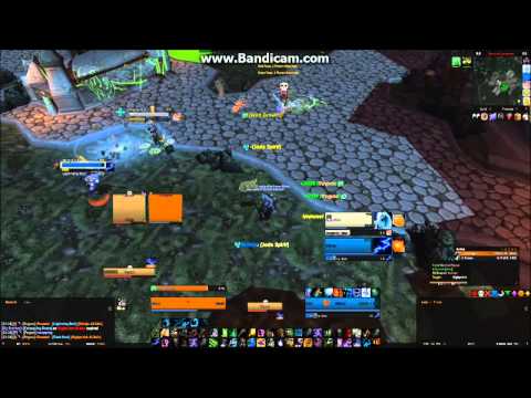Resto Druid & Arms Warrior 2v2 vs priest & shaman 5.4.7 Arena Warcraft