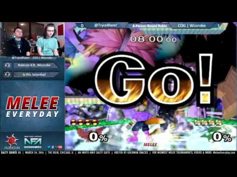 Salty Soirée III - COG | Wizzrobe (Captain Falcon) vs. @TryceBlazer (Fox) - SSBM - Round Robin