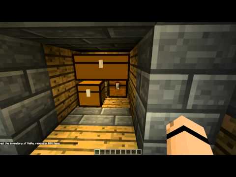 EngineerRedstone - Minecraft Redstone Engineering - Hidden storage room.