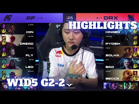 DRX vs AF - Game 2 Highlights | Week 1 Day 5 LCK Summer 2021 | DRX vs Afreeca Freecs G2
