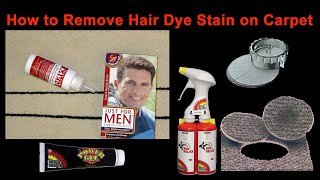 How to Remove Hair Dye Stain on Carpet Using Pro-Solve Gel, Red Relief and Carpet Repair Kit
