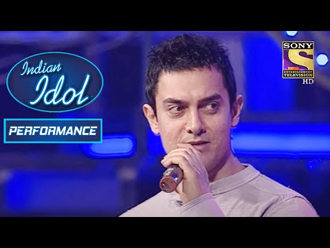 Amir Khan ने किया Contestant के साथ "Aati Kya Khandala" Song पे Perform | Indian Idol Season 5