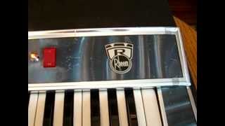 Video thumbnail for RHEEM Mark VII Combo Electric Organ Keyboard by TheEpicureanAtomist