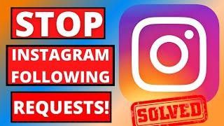 How to Cancel Follow Request on Instagram 2022|How to Stop Follow Request on Instagram 2022