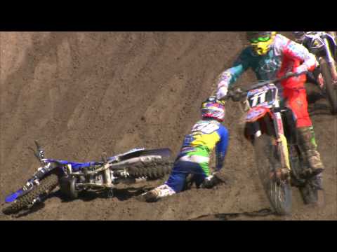 EMX125 of Belgium 2014 David Herbreteau Crash - Motocross