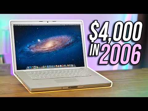 Using Apple's $4,000 Macbook Pro from 2006!
