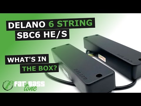 Delano SBC6 HE/S 6 String Dual Coil Bass Pickup Set: What’s In The Box (A Close-Up Look)