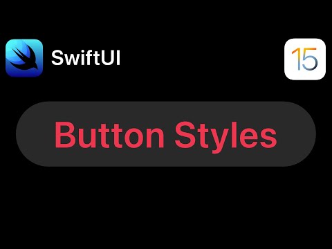 SwiftUI New Button Styles | iOS 15 thumbnail