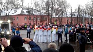 preview picture of video 'Олимпийский огонь Самара (25.12.13 в 13:48)'