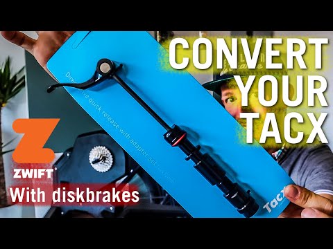 HOW TO Zwift on a tacx with disk brakes