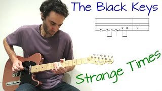 The Black Keys - Strange Times - Guitar lesson / tutorial / cover with tab