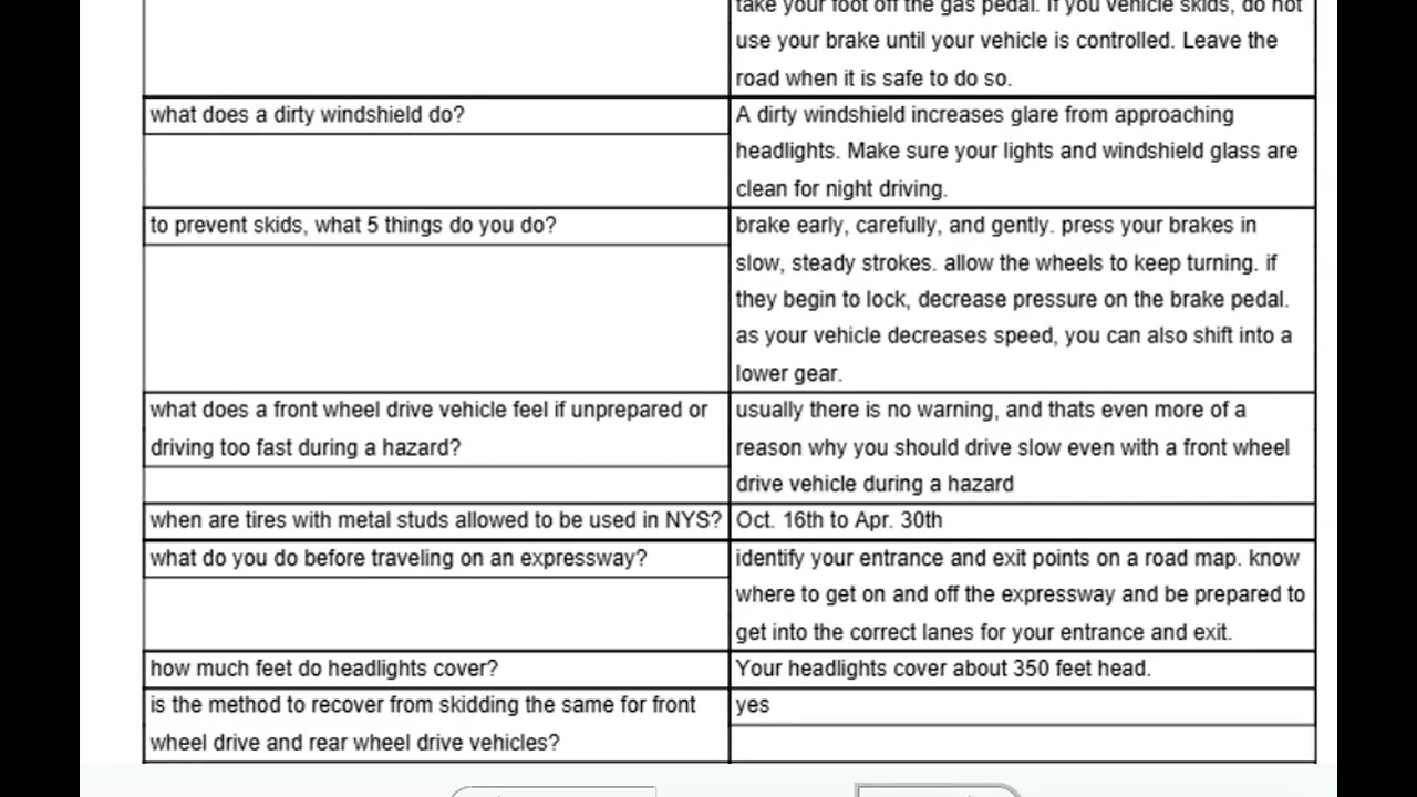 chapter 10 permit test Flashcards