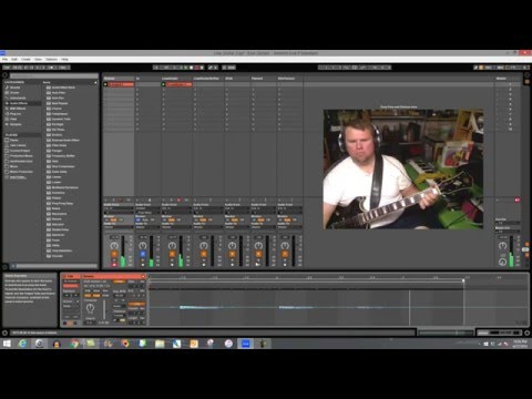 Matt Borghi - Improvised Ambient Guitar Soundscape with Ableton Live