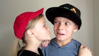 KIDS HILARIOUS REACTION TO GIRLS TRYING TO KISS HIM!