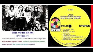 Derek &amp; The Dominos - It&#39;s Too Late &#39;Vinyl&#39;
