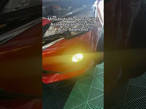 Installing Foglight Assembly to New Mitsubishi Mirage