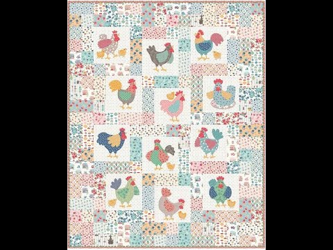Chicken Salad Quilt project tour from Lori Holts next sew along