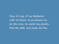 I Will Sing Of My Redeemer